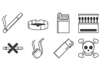 Free Smoking Icon Vector - vector #384835 gratis